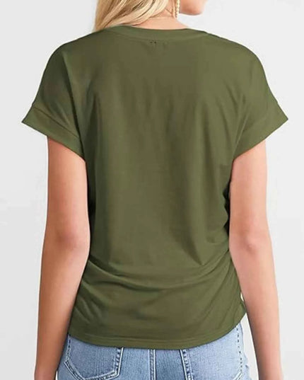 Round Neck Short Sleeve T-Shirt