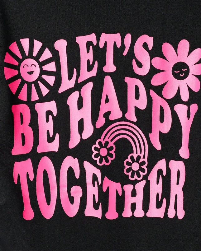 Children's Graphic Long Sleeve Hoodie and Pants Set