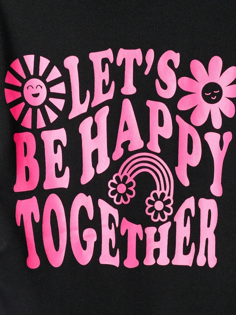 Children's Graphic Long Sleeve Hoodie and Pants Set