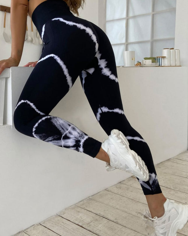 Slim Fit High Waist Long Active Pants