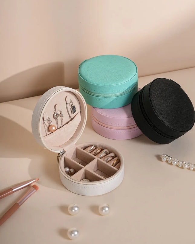 PU Leather Jewelry Storage Box