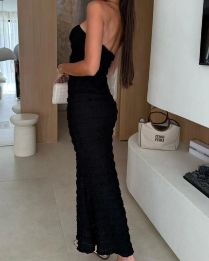 Sweetheart Neck Tube Maxi Dress