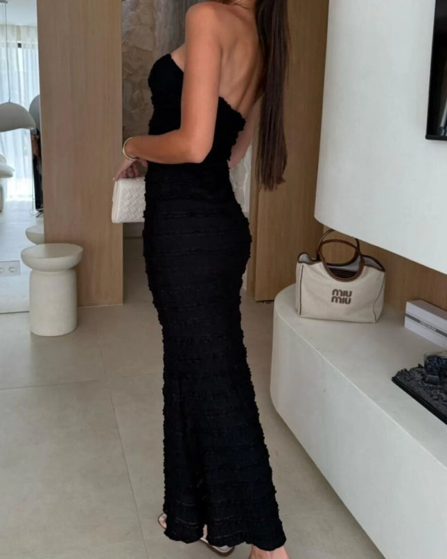 Sweetheart Neck Tube Maxi Dress