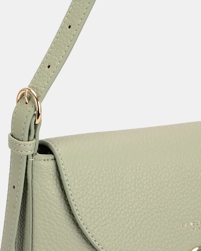 David Jones Metal Buckle Shoulder Bag 