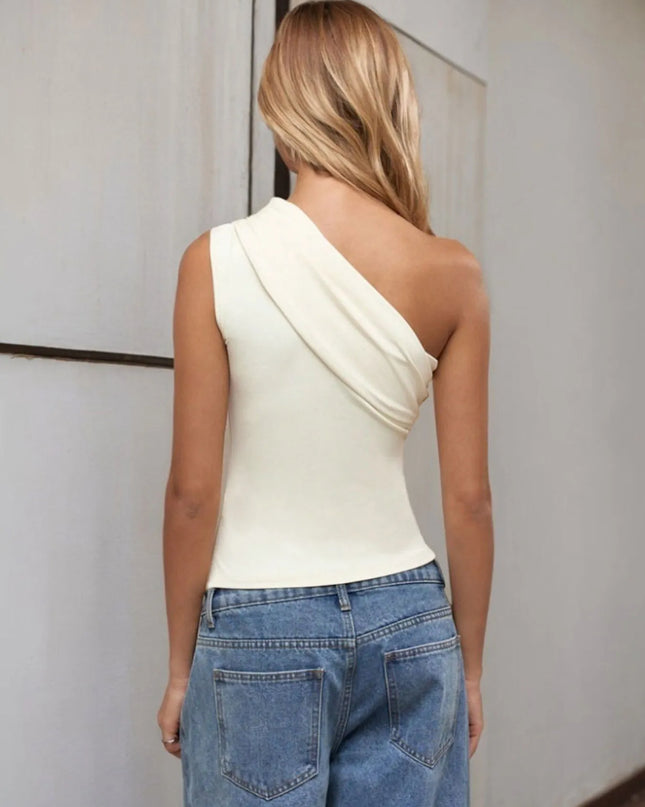 One-Shoulder Tank Top 