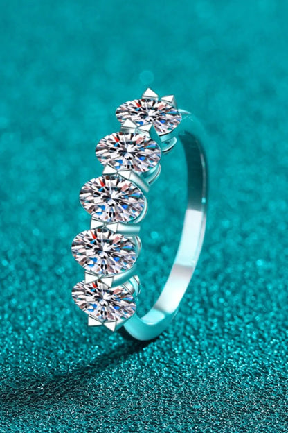 2.5 Carat Moissanite 925 Sterling Silver Ring 