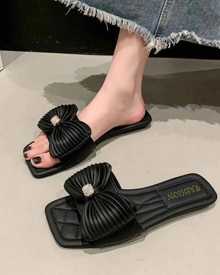 Bow-Knot Flat Sandals