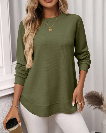 Long Sleeve Round Neck T-Shirt