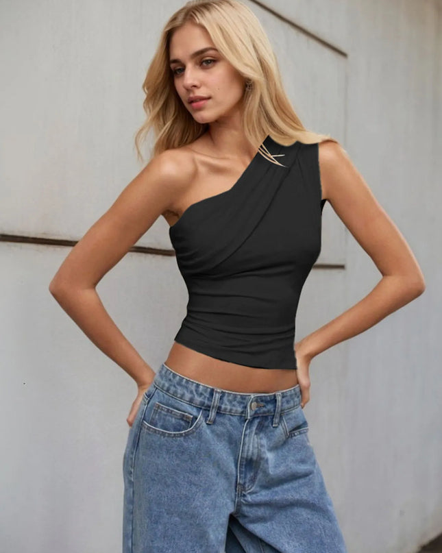 One-Shoulder Tank Top 