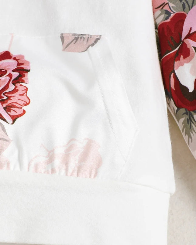 Children's Floral Top and Pants Set