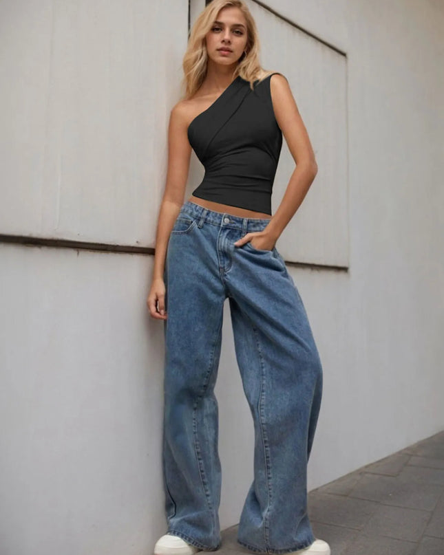 One-Shoulder Tank Top 