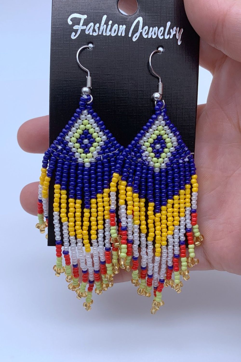 Beaded Dangle Earrings 