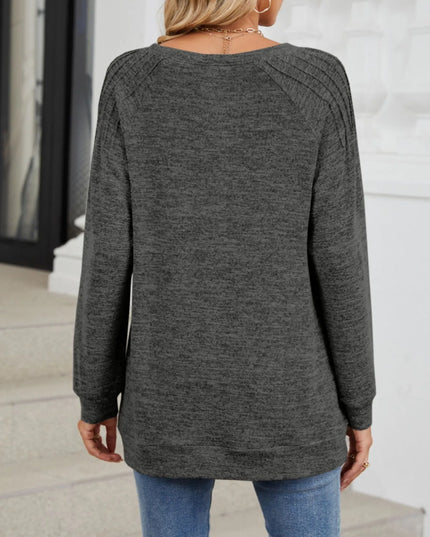 Round Neck Long Sleeve T-Shirt