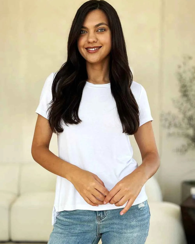 Basic Bae Full Size Round Neck Short Sleeve T-Shirt