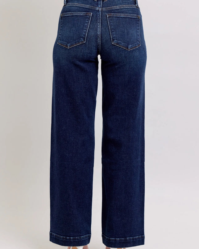 Judy Blue High-Waisted Wide Leg Jeans