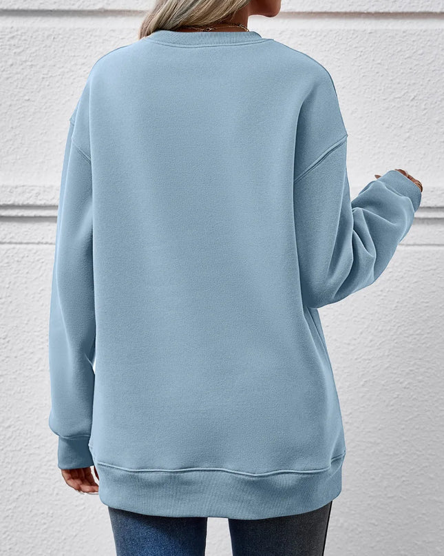 MERRY CHRISTMAS Dropped Shoulder Sweatshirt