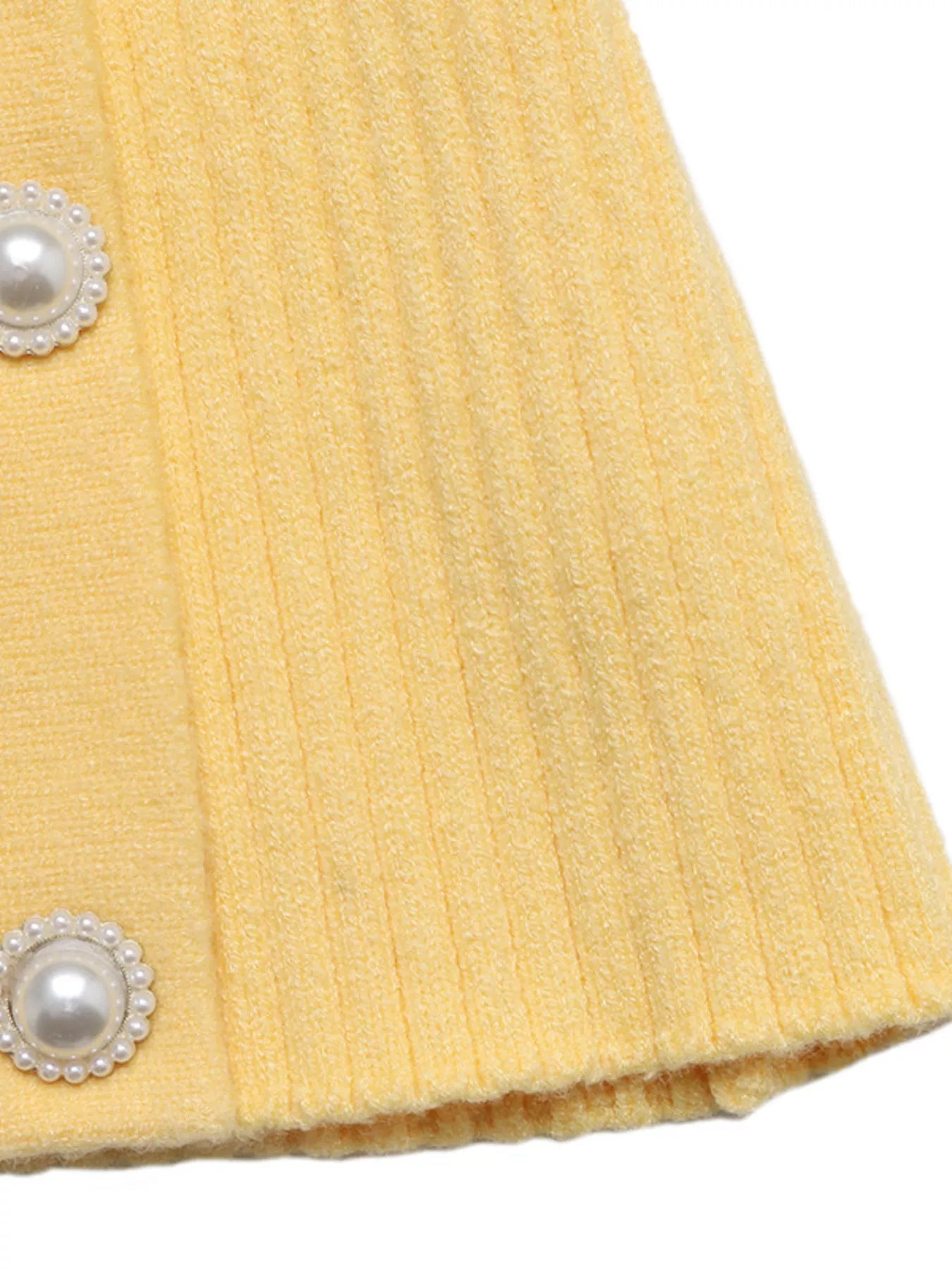 Asymmetrical Ribbed Button Up Cardigan