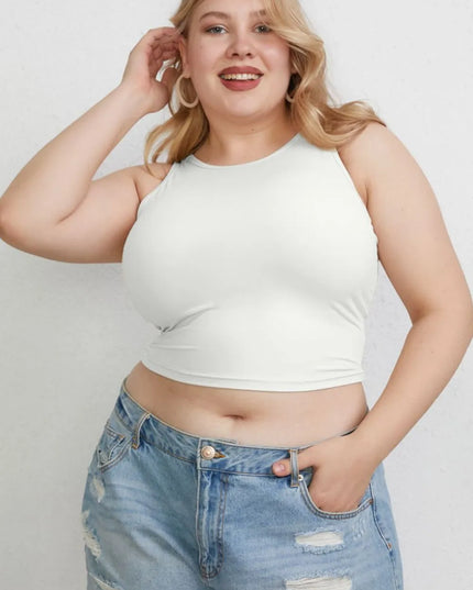 Basic Bae Full Size Round Neck Slim Tank