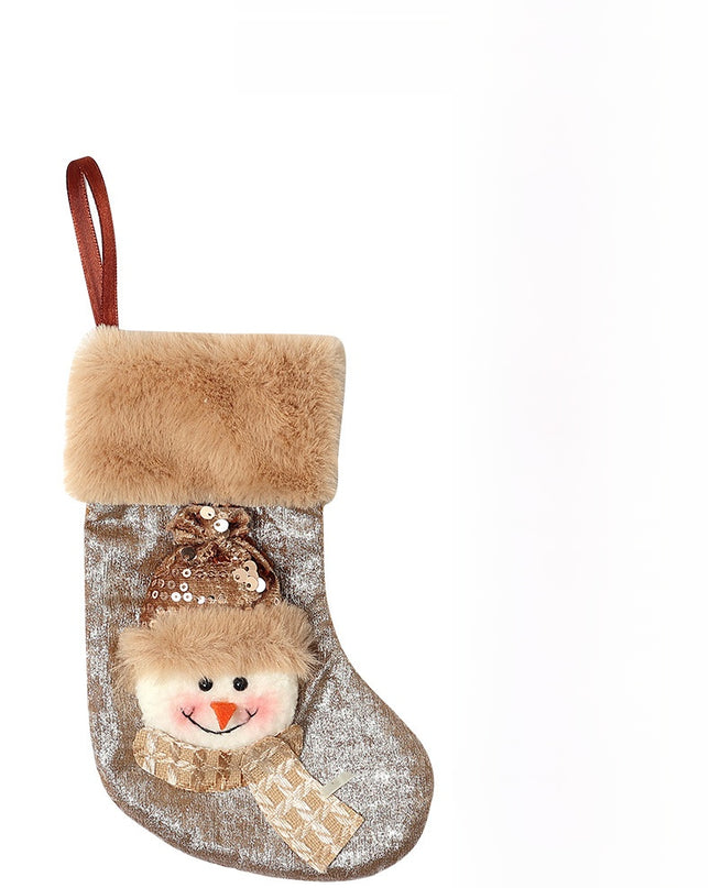 Christmas Stockings Christmas Decoration Supplies Christmas Tree Decoration Ornaments Santa Claus Gift Bags Small Socks