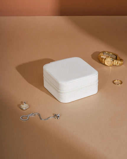 PU Leather Square Jewelry Box