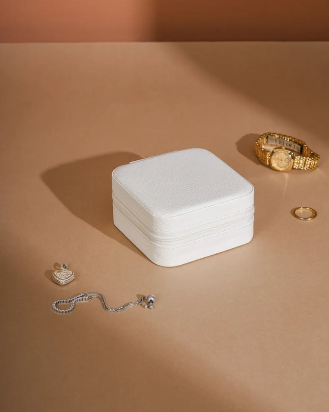 PU Leather Square Jewelry Box