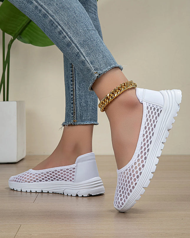 Breathable Mesh Slip-Ons 