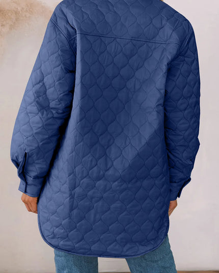 Snap Down Collared Winter Coat