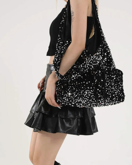 Sequin Polyester Handbag 