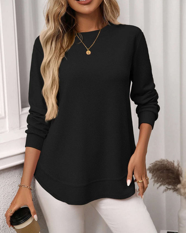 Long Sleeve Round Neck T-Shirt