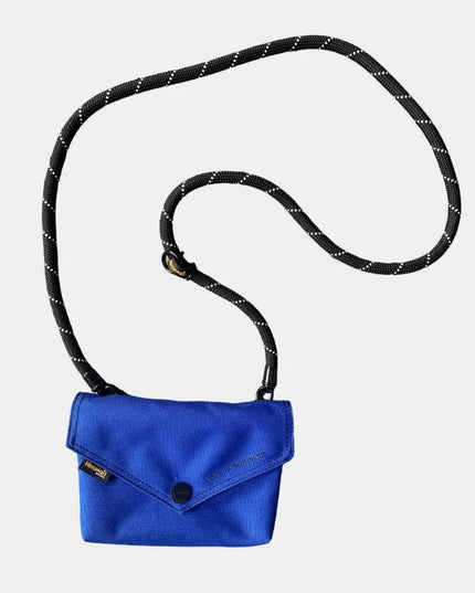 Himawari Solid Color Envelope Shape Crossbody Bag with Removable Strap Royal Blue One Size