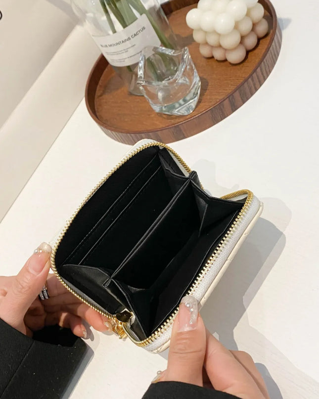 PU leather Solid Color Wallet 