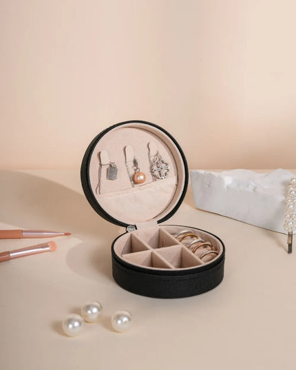PU Leather Jewelry Storage Box