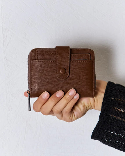David Jones PU Leather Mini Wallet