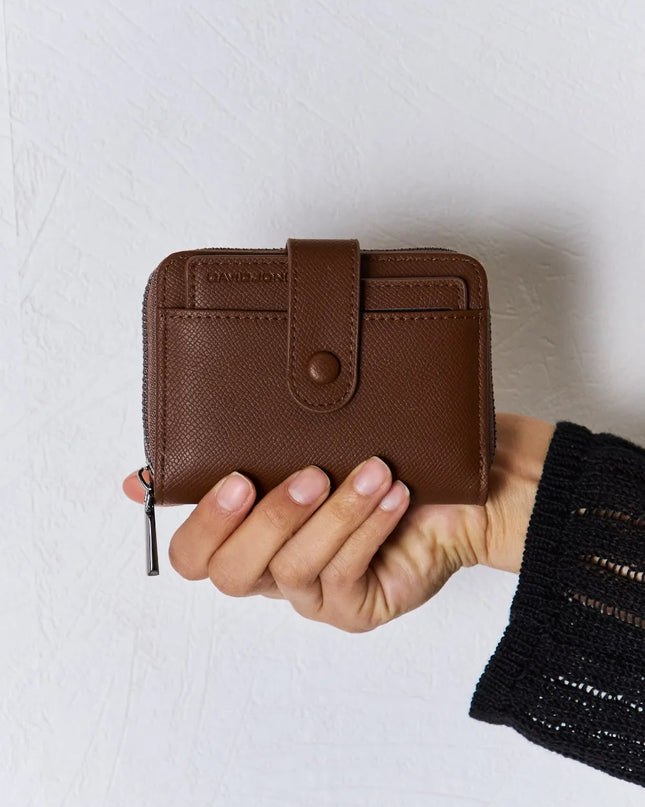 David Jones PU Leather Mini Wallet