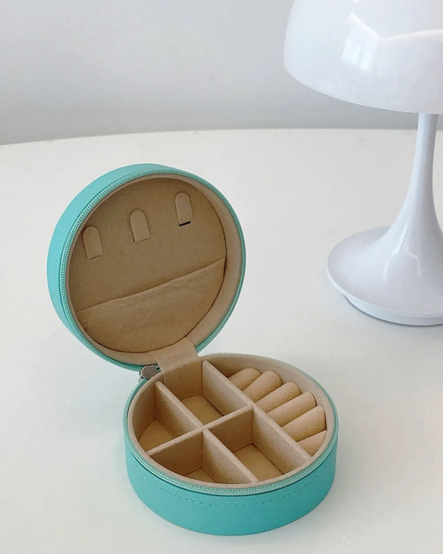 PU Leather Jewelry Storage Box