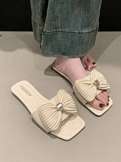Bow-Knot Flat Sandals