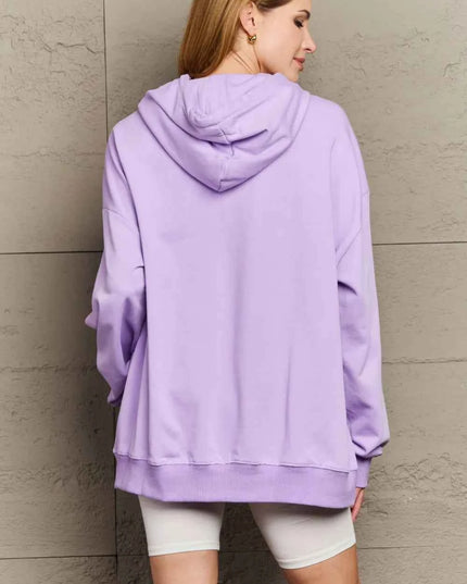 Full Size Drawstring Long Sleeve Hoodie