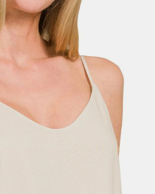Zenana Two Layered Spaghetti Strap Cami