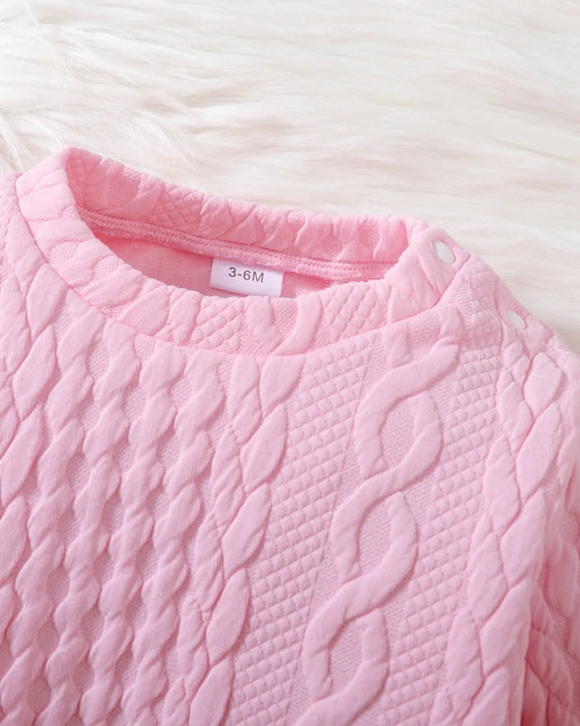 Children's Lace Detail Top and Skirt Set