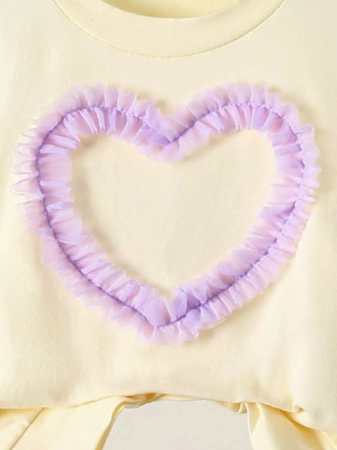 Children's Flower Long Sleeve Top and Pants Set