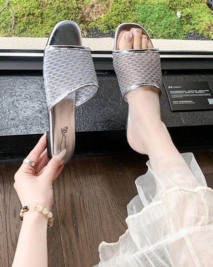 Mesh Breathable Comfort Slide Sandals 