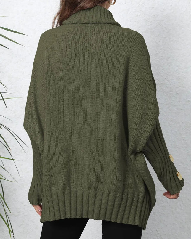 Turtleneck Long Sleeve Sweater