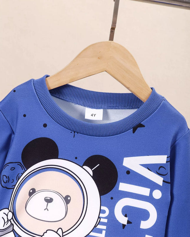 Children's Graphic Long Sleeve Top and Pants Set