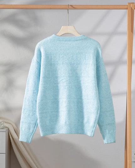 Round Neck Long Sleeve Sweater