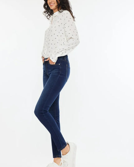 Kancan Mid Rise Super Skinny Jeans 