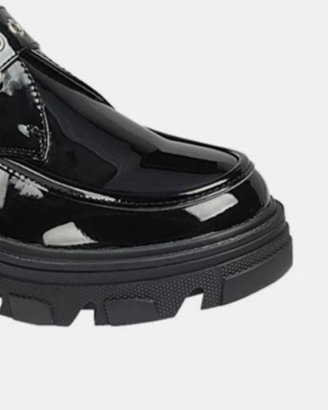 Forever Link Buckled Platform Lug Sole Loafers