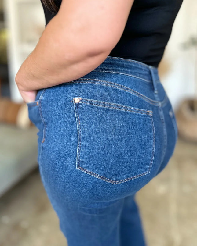 Judy Blue Full Size High Rise Straight Jeans