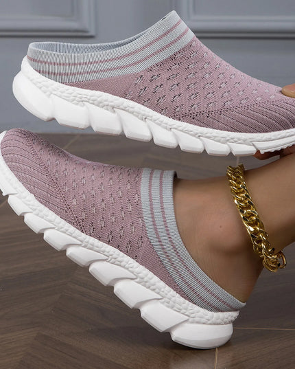 Breathable Mesh Slip-On Sneakers 