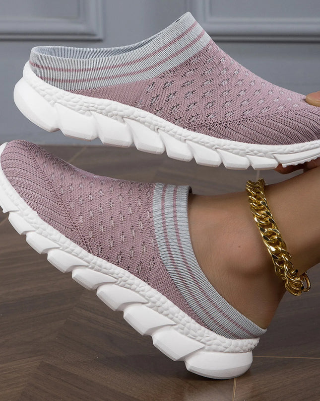 Breathable Mesh Slip-On Sneakers 