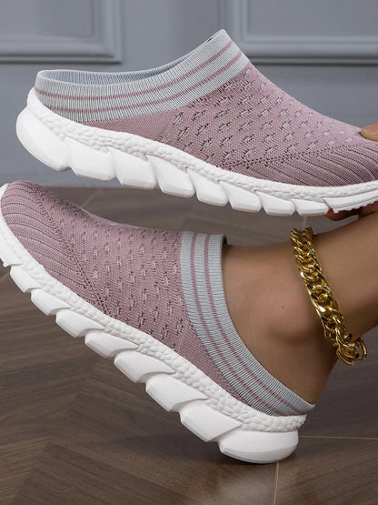 Breathable Mesh Slip-On Sneakers 